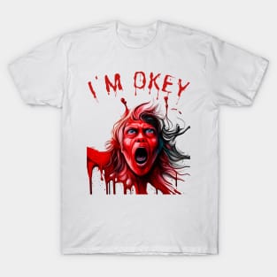 Red scream T-Shirt